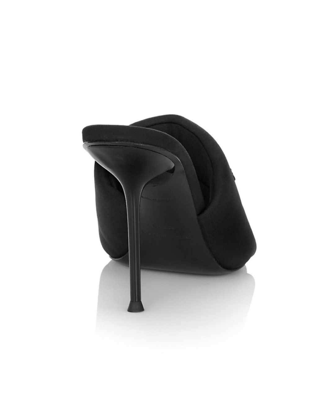 Alexander Wang Black Padded Slide Mules - Picture 8 of 12